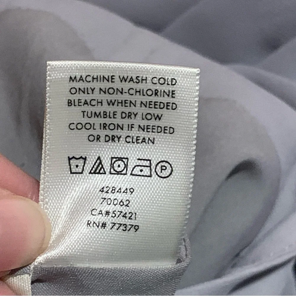 Ann Taylor Light Gray Chiffon Pleated A-Line Skirt Delicate Tie Waist Size 2 - Picture 5 of 9